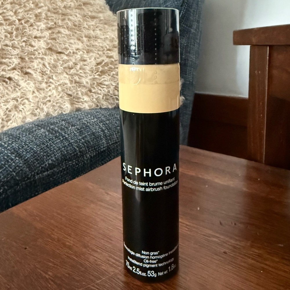 New Sephora Perfection Mist Airbrush Foundation Fawn 2.5 Oz Sealed